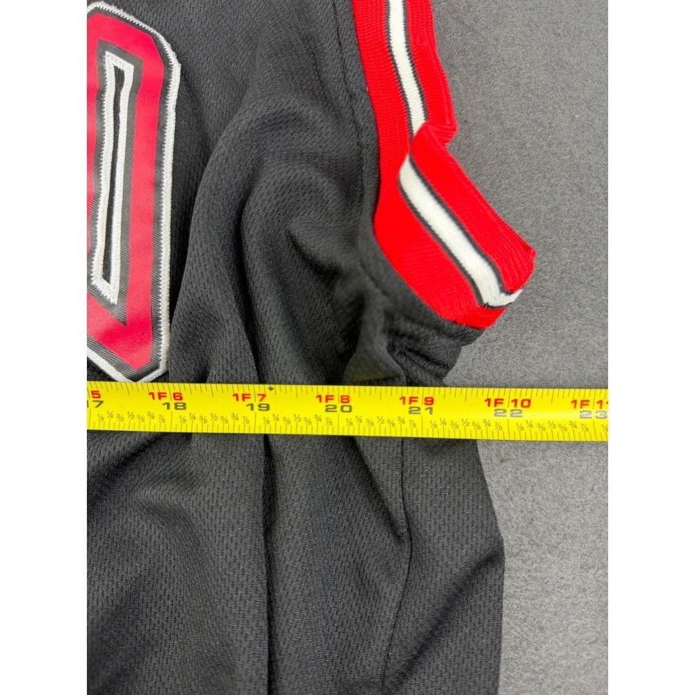 Adidas Mens Black Red Chicago Bulls Jimmy Butler #21 Basketball NBA Jersey 3XL